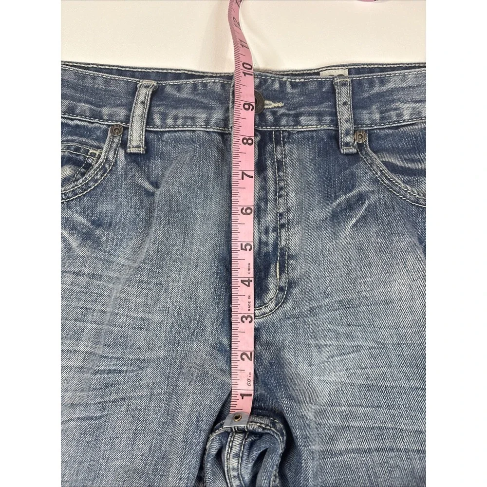 INC Jeans Men's 34x32 Denim Blue Berlin Slim Straight Leg Jean Preowned Good